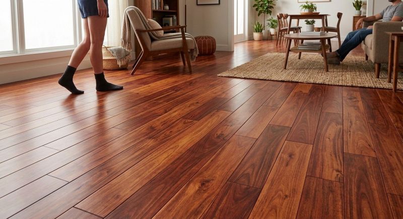 Cherry Floor Installation in Malta, OH