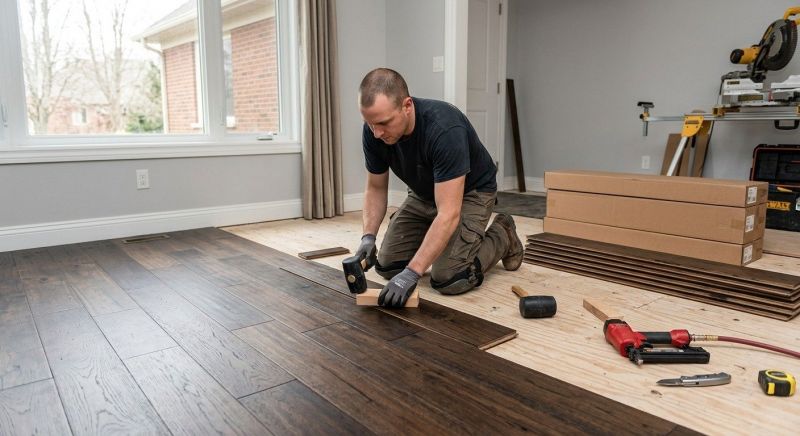 Hardwood Floor Installation in Glenford, OH