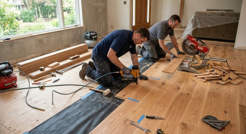 Hardwood Floor Installation in South Zanesville, OH