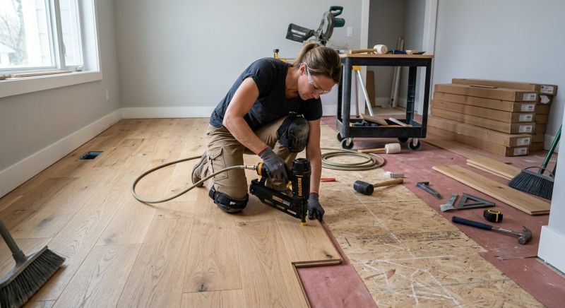 Hardwood Floor Installation in South Zanesville, OH