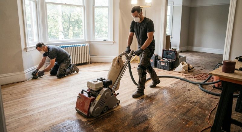 Hardwood Floor Renovation in South Zanesville, OH