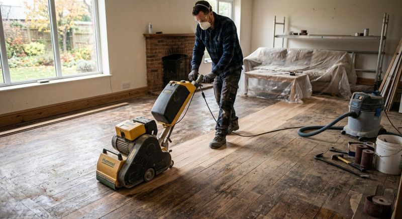 Hardwood Floor Renovation in South Zanesville, OH