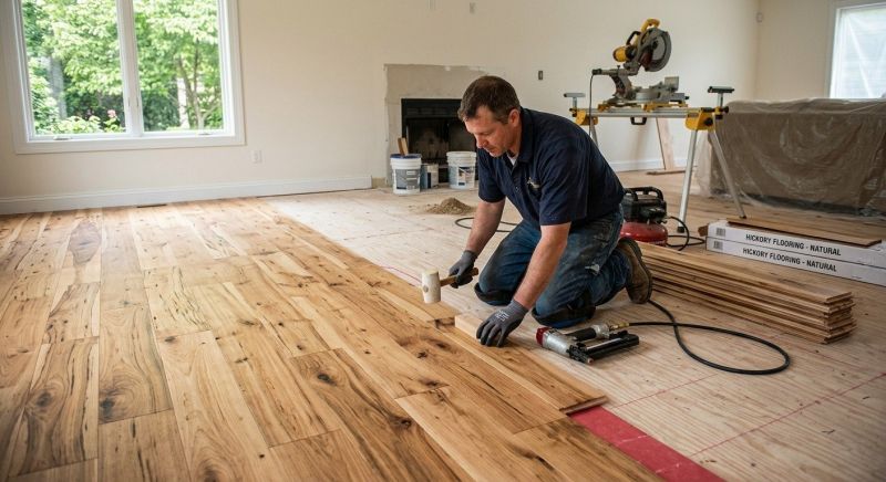 Hickory Floor Installation in South Zanesville, OH
