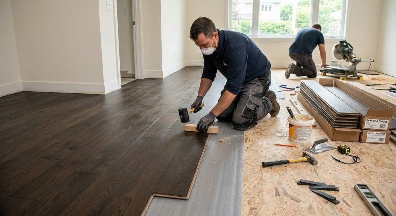 Hickory Floor Installation in South Zanesville, OH