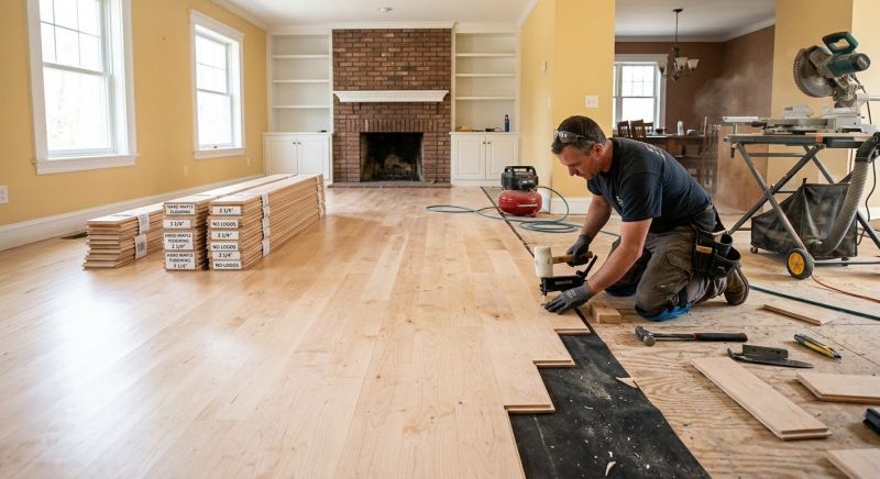 Maple Flooring Installation in South Zanesville, OH