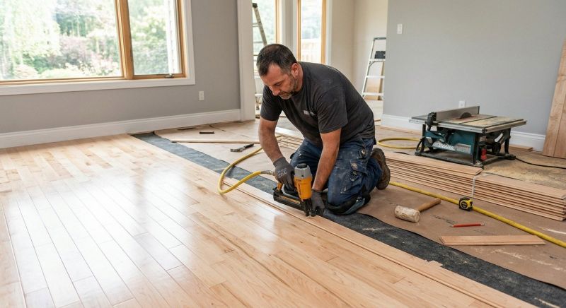 Maple Flooring Installation in Nashport, OH