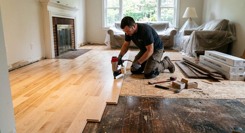 Maple Flooring Installation in Nashport, OH