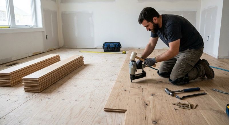 Oak Floor Installation in Coshocton, OH