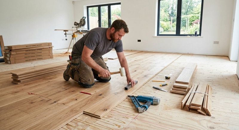 Oak Floor Installation in Glenford, OH