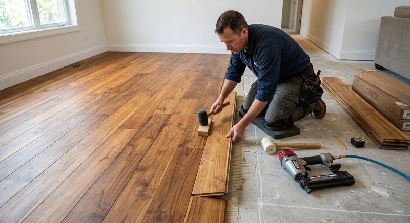 Teak Flooring Installation in South Zanesville, OH