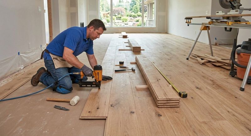 Walnut Flooring Installation in South Zanesville, OH