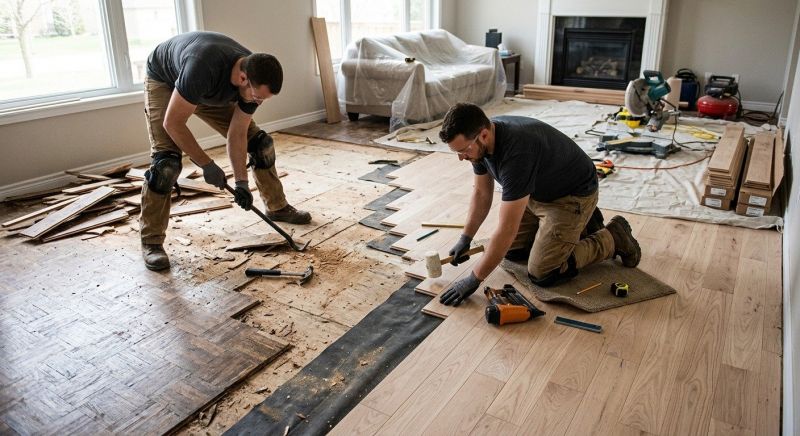 Wood Floor Replacement in Coshocton, OH