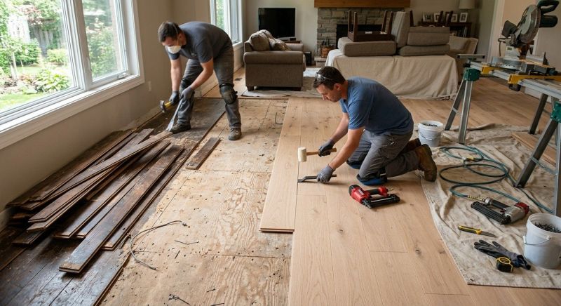 Wood Floor Replacement in New Lexington, OH